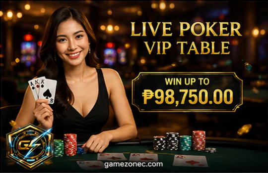 GAMEZONE dealer-led table with round timer, closed state, result, and reset