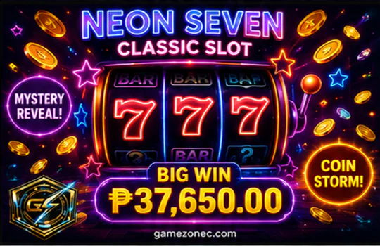 GAMEZONE slot bonus feature with counters, symbols, and active prompts