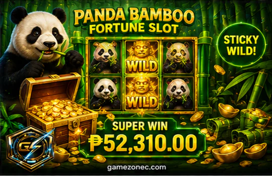 GAMEZONE mobile slot controls with spin, stake, paytable, sound, and exit access